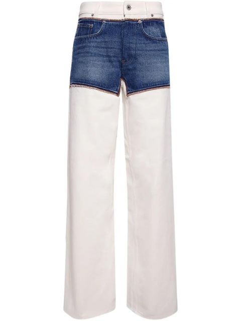 Jean Paul Gaultier Petit Grand panelled jeans - Neutrals - zdjęcie produktu nr 1