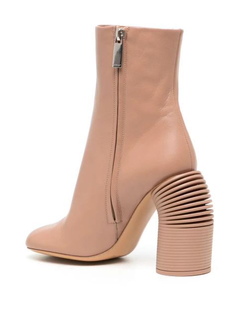 Off-White Tonal Spring 110mm leather boots - Neutrals