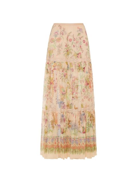 ETRO floral print skirt - Neutrals - zdjęcie produktu nr 1