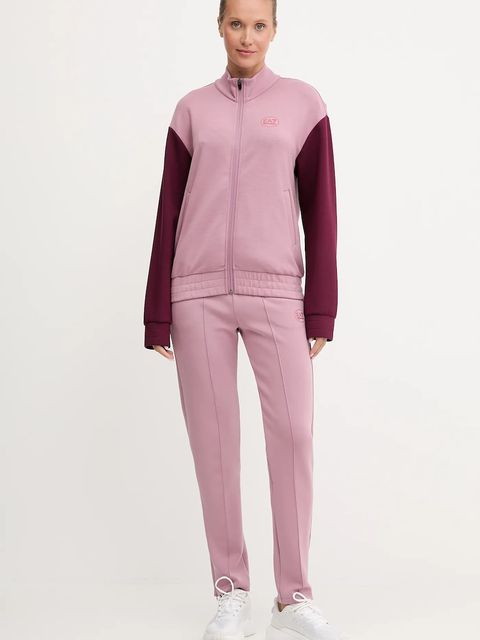 EA7 Emporio Armani dres damski kolor różowy AF16251.7W000562 - zdjęcie produktu nr 1