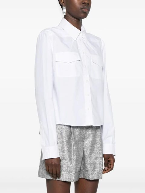 Rabanne long-sleeve cotton shirt - White - zdjęcie produktu nr 2