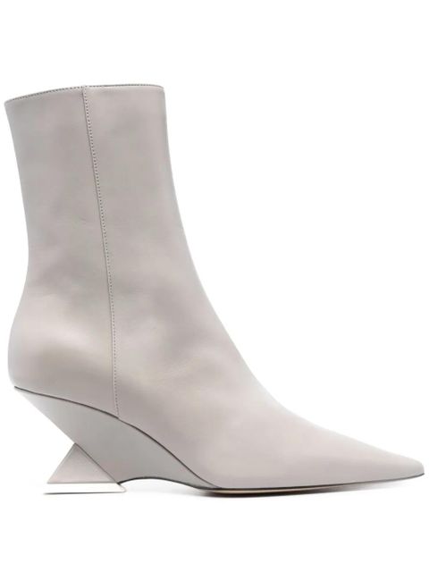 The Attico Cheope 19mm ankle boots - Grey