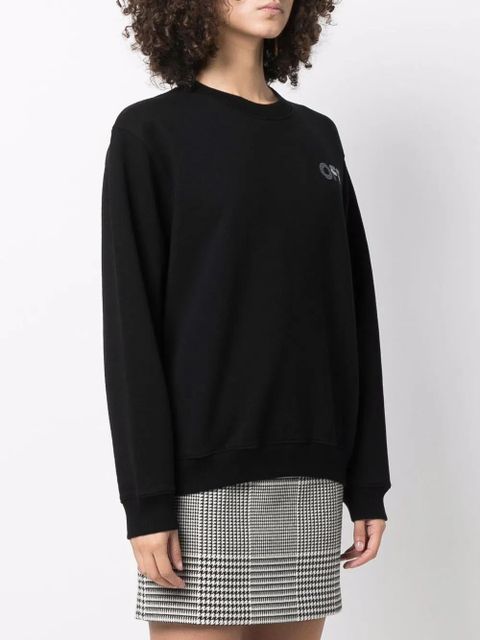 Off-White Arrows-print logo sweatshirt - Black