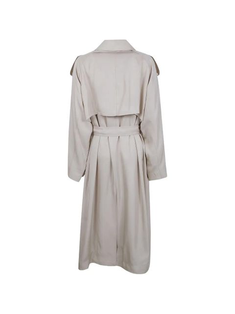 The Frankie Shop double-breasted belted trench coat - Neutrals - zdjęcie produktu nr 2