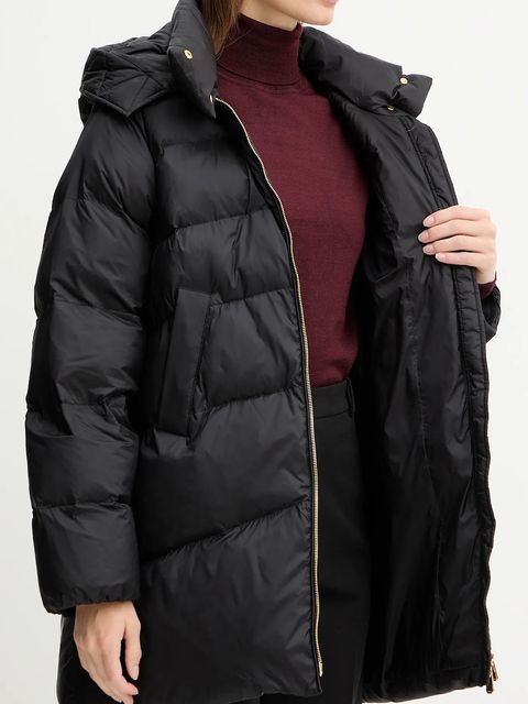 Pinko kurtka kolor czarny zimowa 105720 A2TF