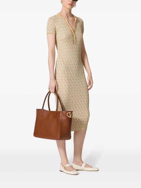 Valentino Garavani VLogo Side tote bag - Brown