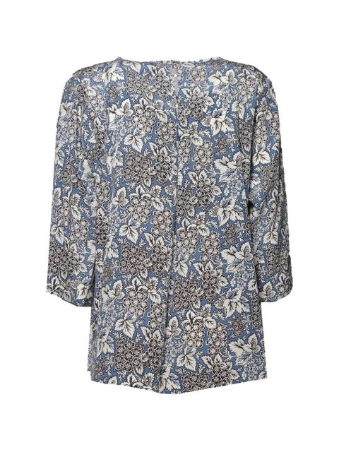 Weekend Max Mara floral-print blouse - Blue - zdjęcie produktu nr 2