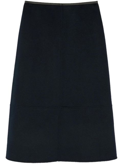 Yves Salomon double-sided midi skirt - Blue - zdjęcie produktu nr 1
