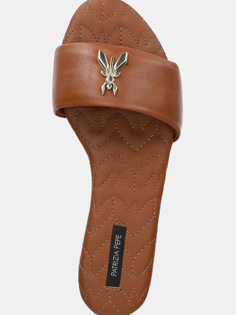 Patrizia Pepe klapki skórzane