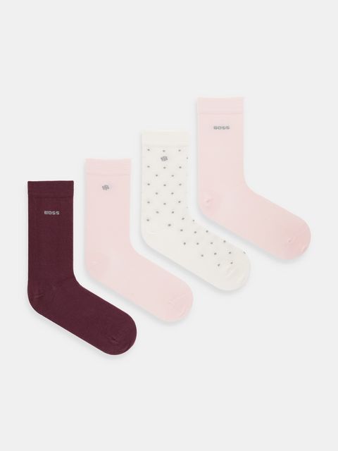 BOSS skarpetki 4-pack kolor różowy 50546742 - zdjęcie produktu nr 1