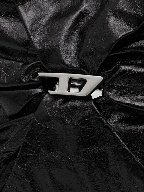 Diesel torebka skórzana SCRUNCH-D SCRUNCH-D kolor czarny X10325.P1003