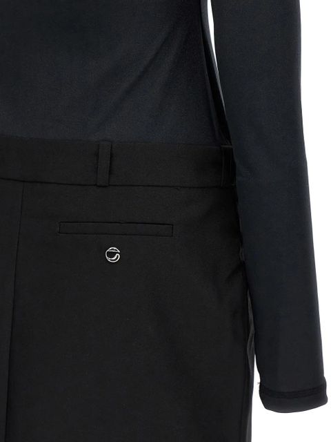 Coperni hybrid tailored dress - Black