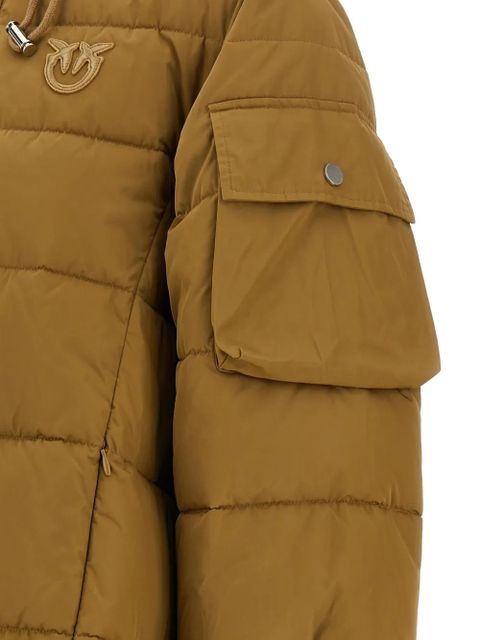 PINKO Crusca quilted padded jacket - Brown