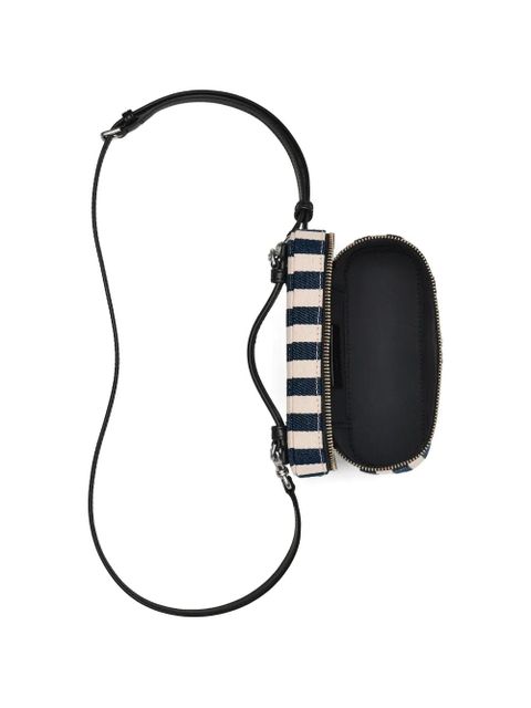 Marc Jacobs striped vanity mini bag - Blue