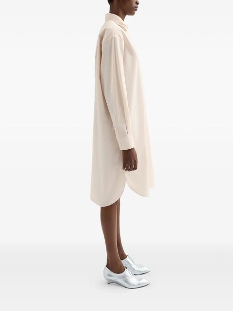 Jil Sander pleated lightweight midi shirt dress - Pink - zdjęcie produktu nr 2