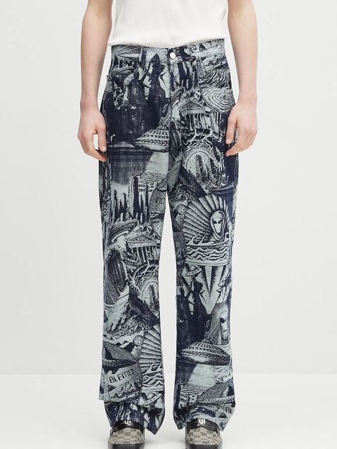 No Problemo jeansy Apocalypse Jacquard Bagi Jean