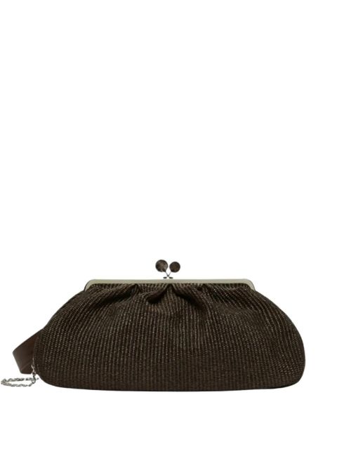 Weekend Max Mara kiss clasp clutch bag - Brown - zdjęcie produktu nr 1