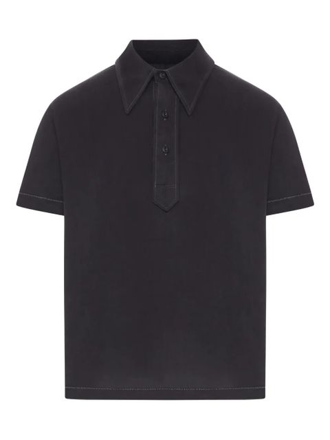 Maison Margiela short-sleeve polo top - Black - zdjęcie produktu nr 1