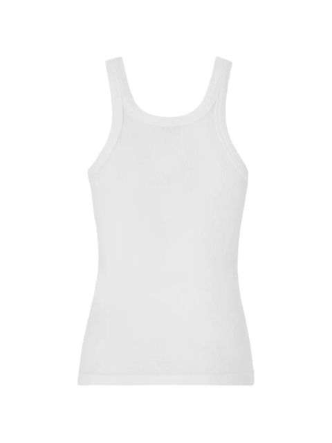 PINKO ribbed tank top - White
