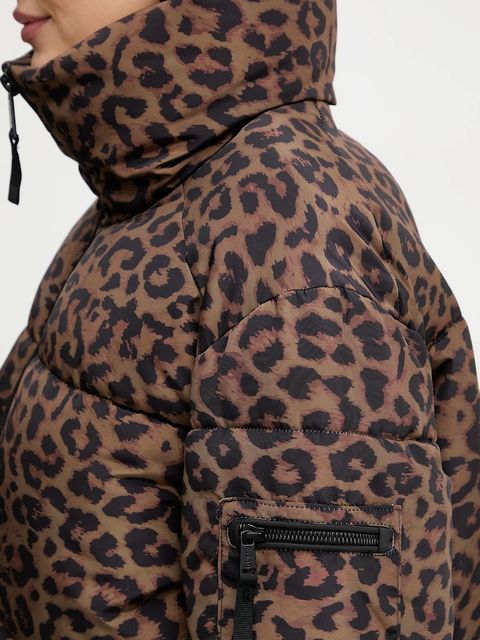 Guess kurtka MARTINA kolor brązowy zimowa W5BL47 W3702