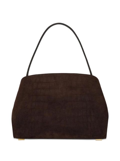 Ferragamo Hug animal-print suede tote bag - Brown - zdjęcie produktu nr 2