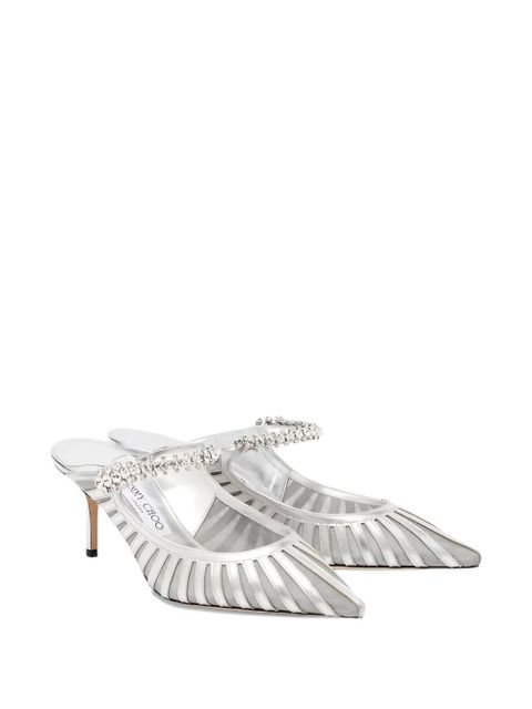 Jimmy Choo Bing embellished pumps - Silver - zdjęcie produktu nr 1