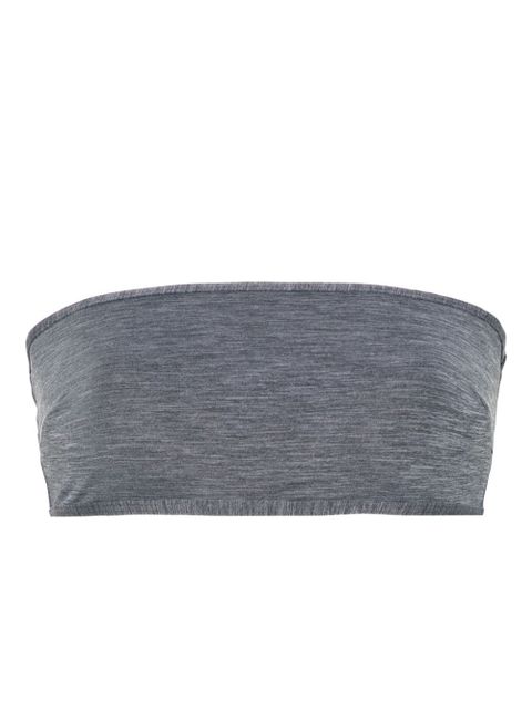 TOTEME mélange-effect bikini top - Grey - zdjęcie produktu nr 1