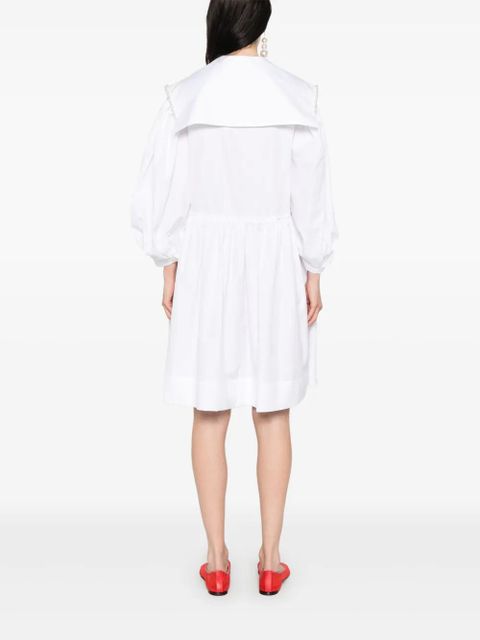 Simone Rocha beaded sailor-collar mini dress - White - zdjęcie produktu nr 2