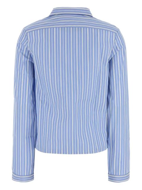 Miu Miu striped pocket shirt - Blue - zdjęcie produktu nr 2
