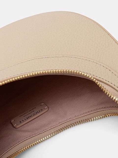 Coccinelle torebka skórzana kolor beżowy E5 PIP 53 01 01