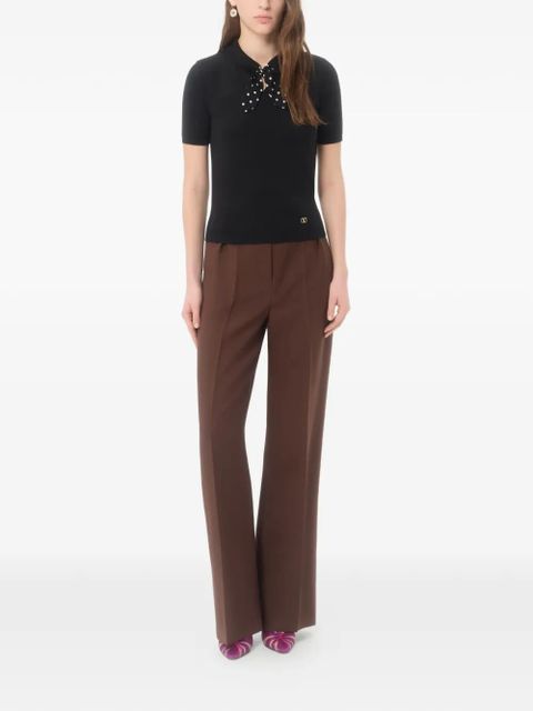 Valentino Garavani knit top - Black - zdjęcie produktu nr 2