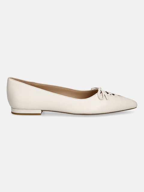 Lauren Ralph Lauren baleriny skórzane Londyn Lace Up - zdjęcie produktu nr 1