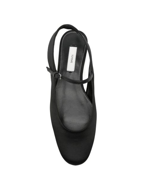 TOTEME slingback flat pumps - Black