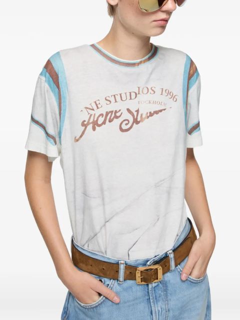 Acne Studios logo-print T-shirt - White