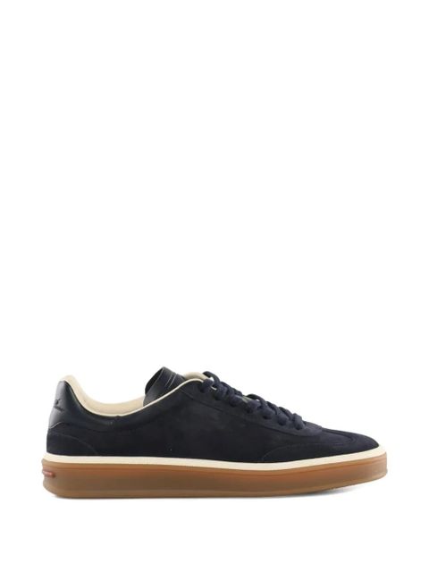 Loro Piana suede panel sneakers - Blue - zdjęcie produktu nr 1