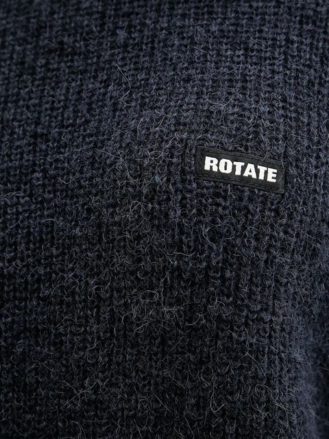 Rotate sweter z wełną 0 kolor granatowy 1142781725