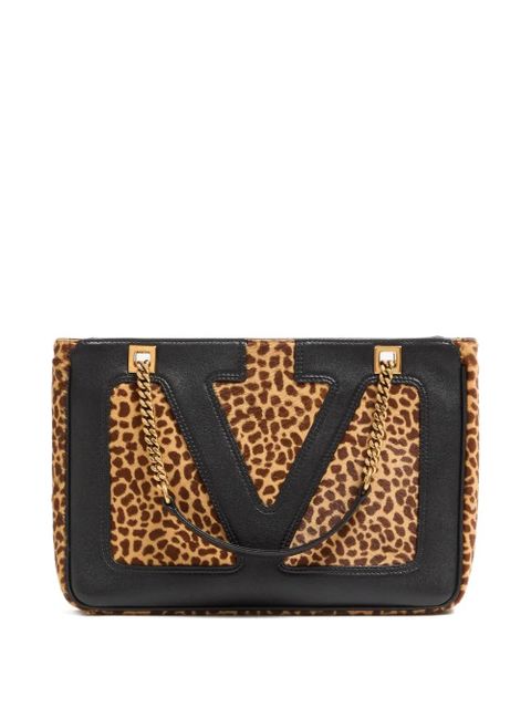 Valentino Garavani small Viva Superstar Vlogo tote bag - Black - zdjęcie produktu nr 1