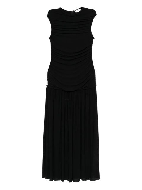SANDRO ruched dress - Black - zdjęcie produktu nr 1