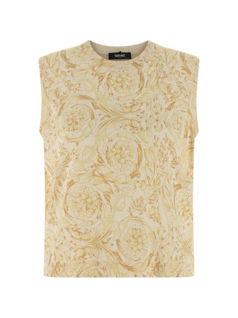 Versace Barocco patterned vest - Gold - zdjęcie produktu nr 1