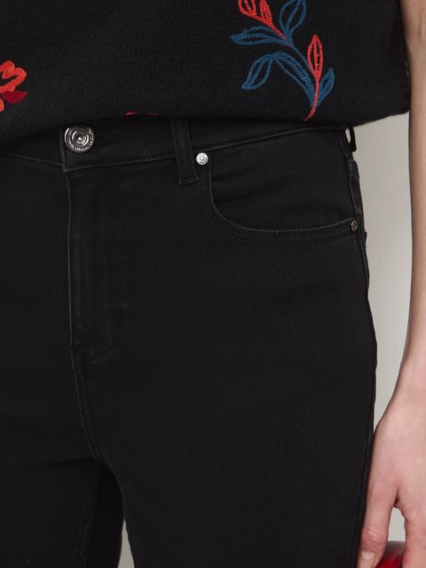 Medicine jeansy damskie kolor czarny