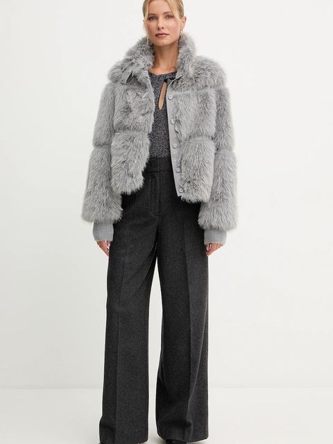 Patrizia Pepe body damska kolor srebrny gładka 2M4506 J340 - zdjęcie produktu nr 2