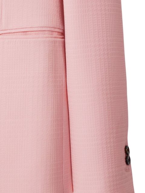 Burberry single-breasted wool blazer - Pink