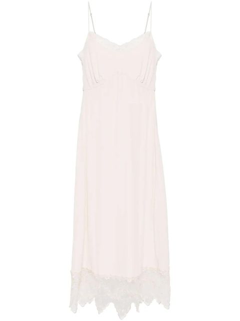 Simone Rocha lace-trim slip dress - Neutrals - zdjęcie produktu nr 1