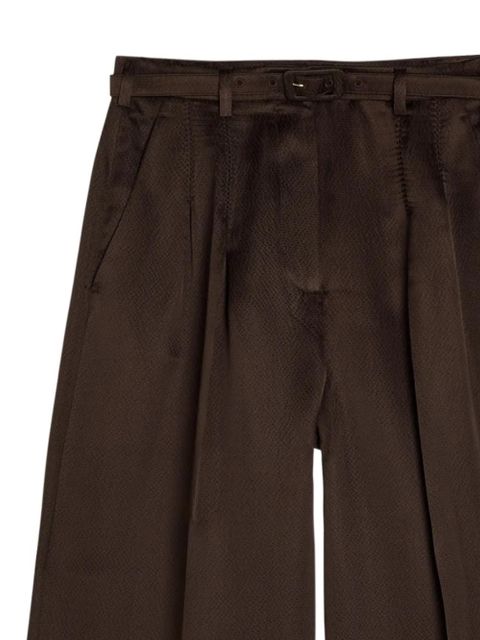 Gabriela Hearst belt-detail trousers - Brown - zdjęcie produktu nr 2