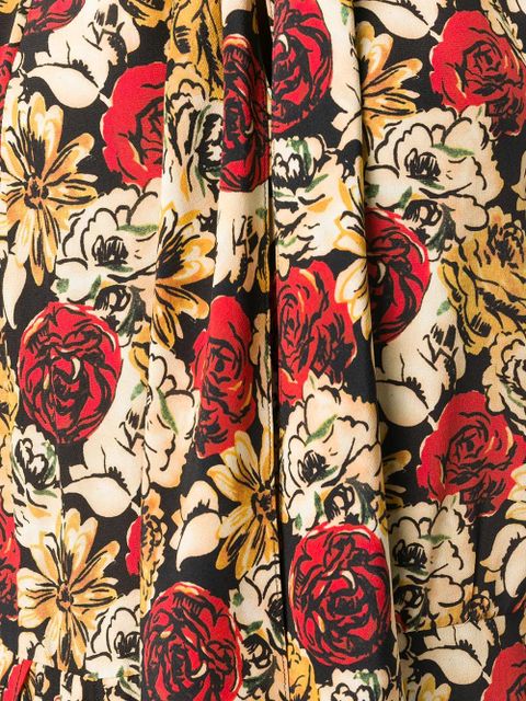 Prada printed loose dress - Black