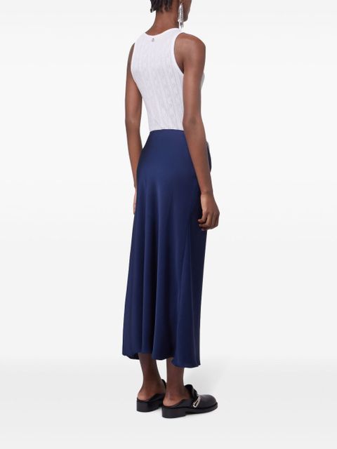 Rabanne chain midi skirt - Blue