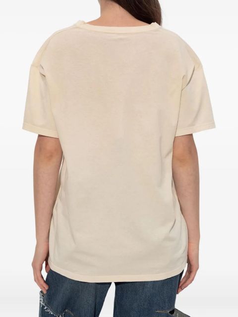 Maison Margiela logo-print T-shirt - Neutrals