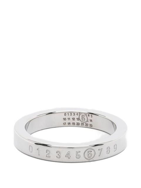 MM6 Maison Margiela Shiny ring - Silver - zdjęcie produktu nr 1