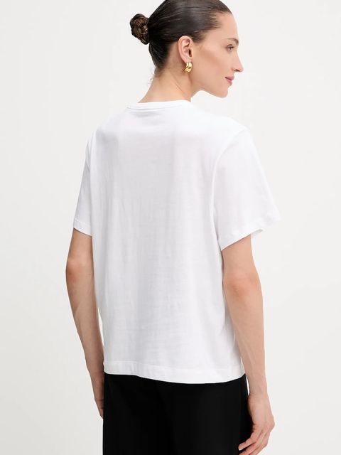 Guess t-shirt bawełniany damski kolor biały W5YI17 I3Z14 - zdjęcie produktu nr 2