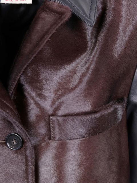 Marni calf-hair leather jacket - Brown - zdjęcie produktu nr 2